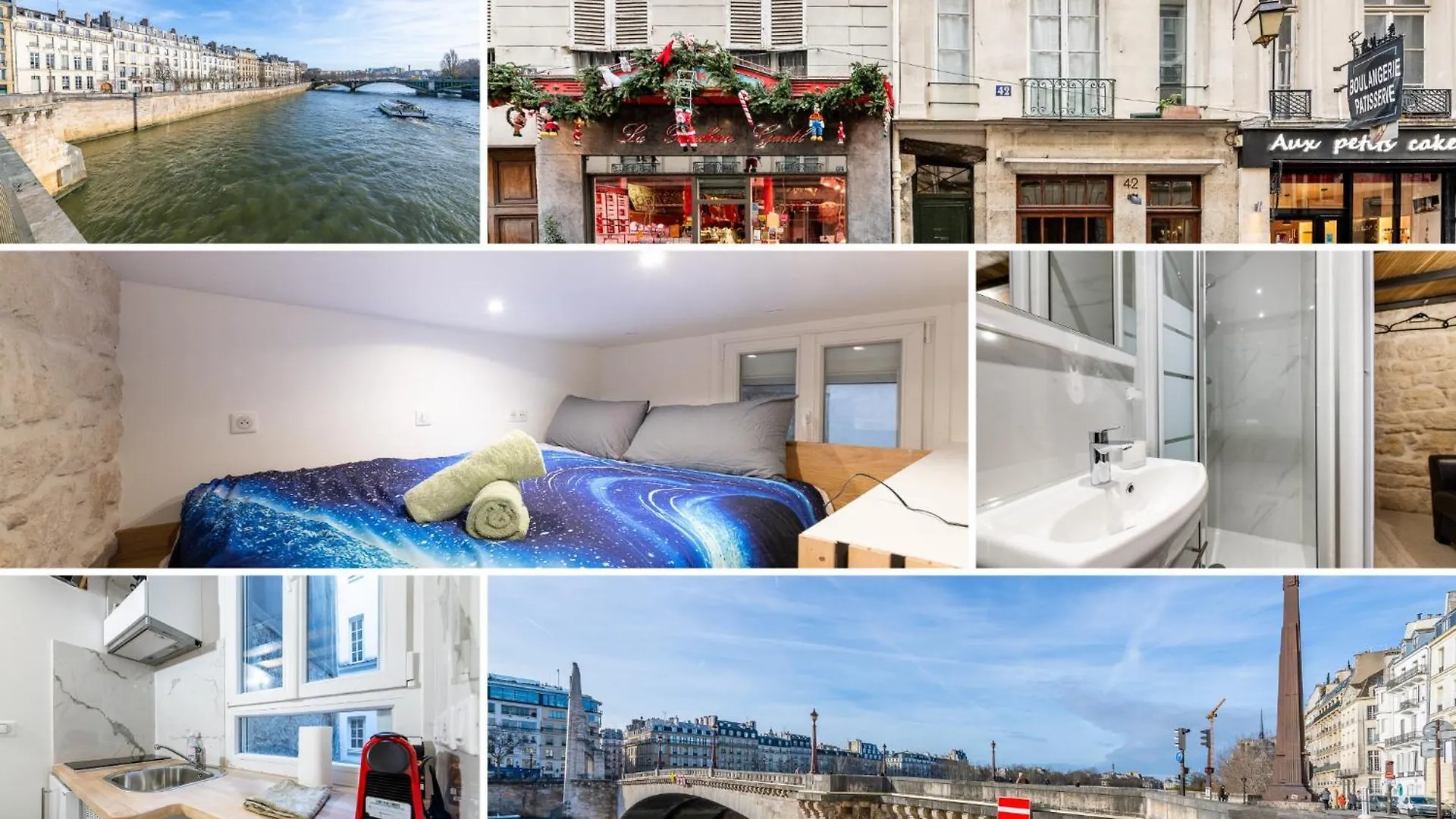Superbe Studette Au Coeur De L'Ile Saint Louis - 1 Personne Apartment Paris